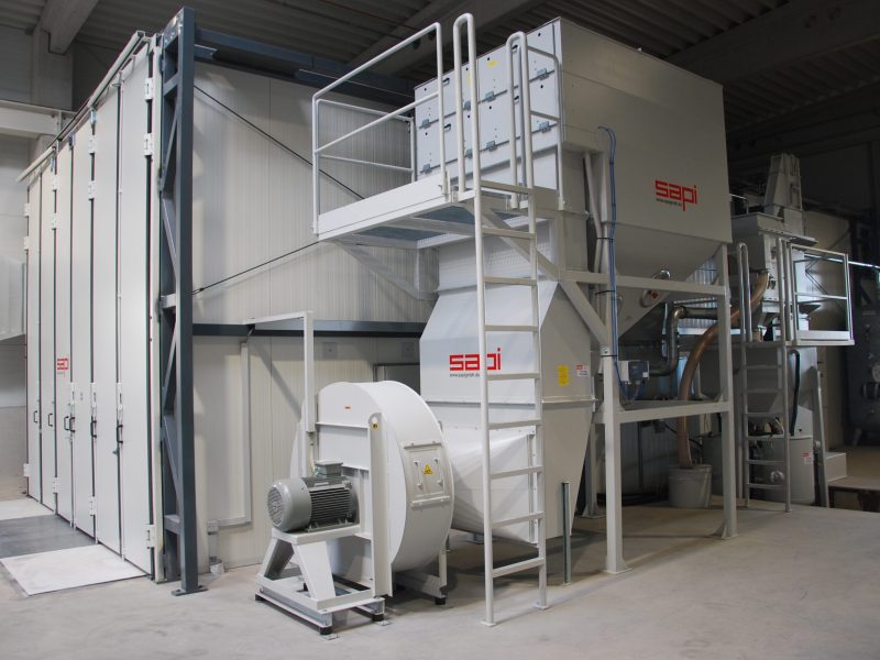 Filteranlage für Strahlhalle