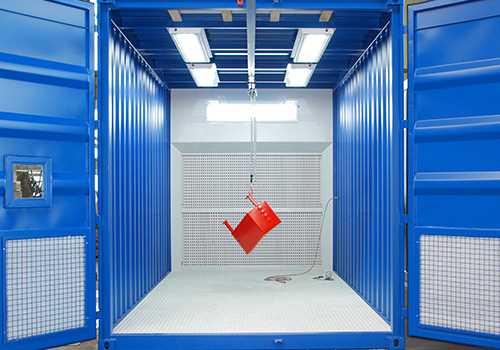 Lackierkabine Container Kleinteile, Pulverbeschichtungsanlagen Hersteller
